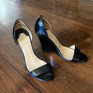 Christian Louboutin wedge sandals